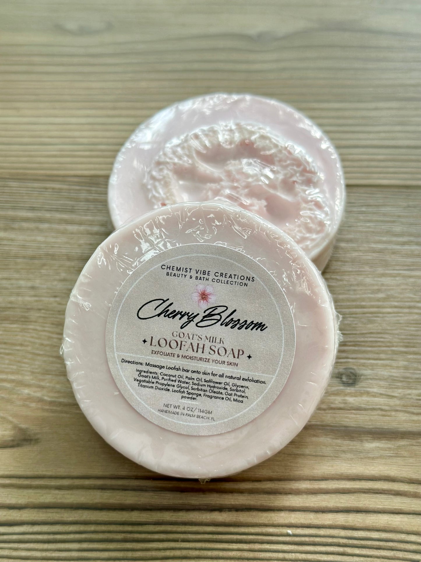 Cherry Blossom Loofah Soap