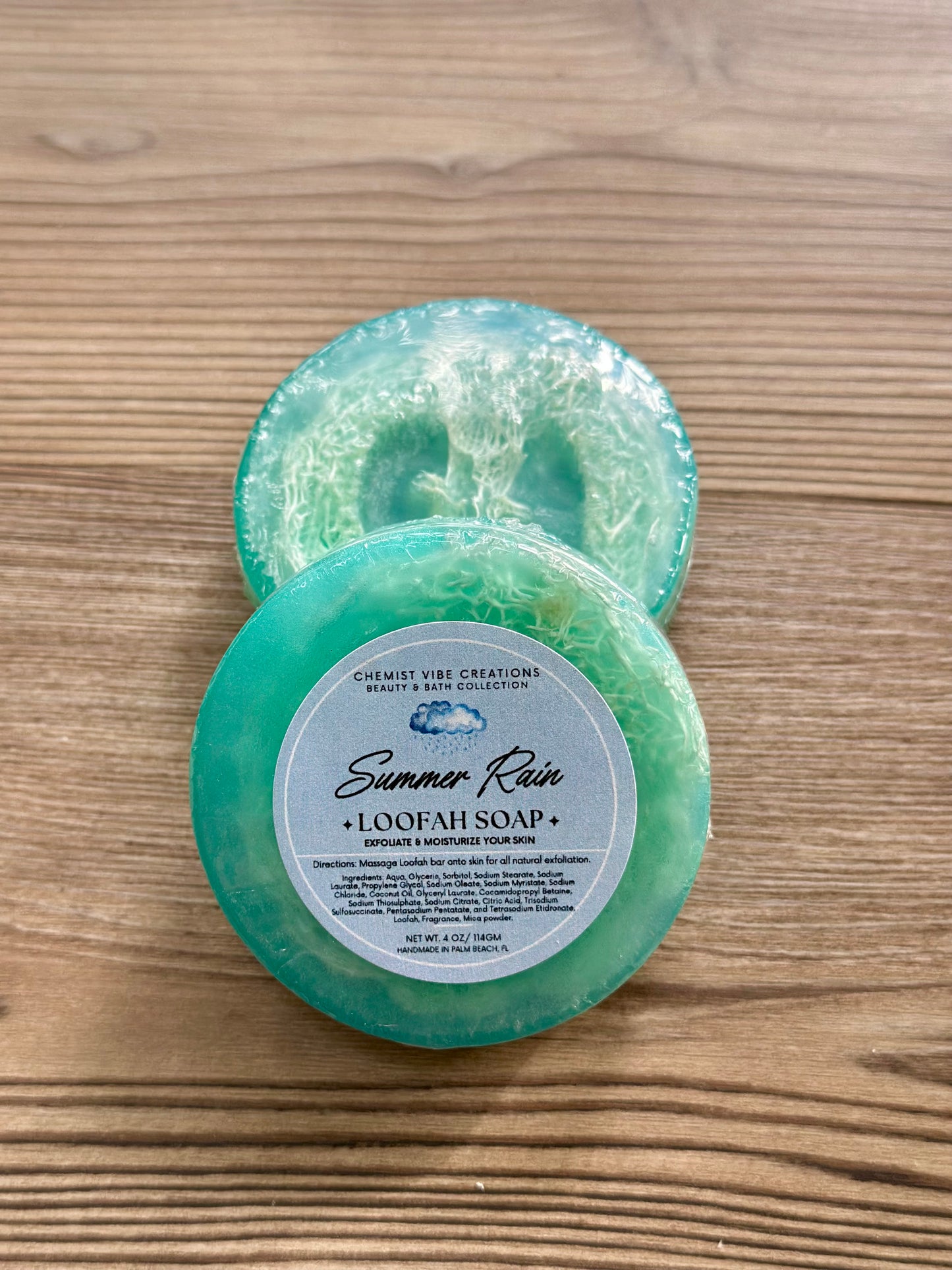 Summer Rain Loofah Soap